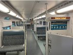 Interior of Sunrail Bombardier Bilevel Car-lower level 